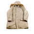 Vintage 1980s Full Length Fur Hooded Puffer Jacket from propervintagecanada