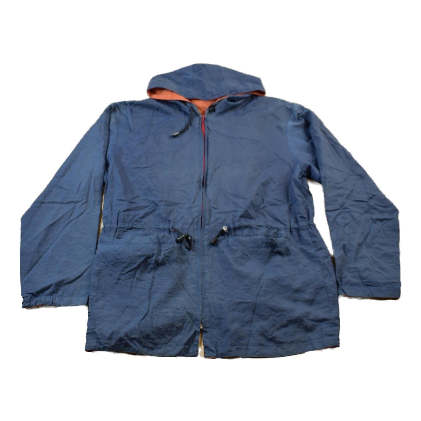 Vintage 1980s Full Zip Hooded Windbreaker Men's Medium from propervintagecanada