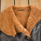 Vintage 1980s Fur Lined Patchwork Leather Jacket Men's Large from propervintagecanada