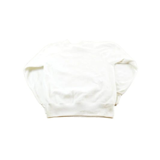 Vintage 1980s Gad-Abouts Blank White Crewneck Sweatshirt Men's S from propervintagecanada