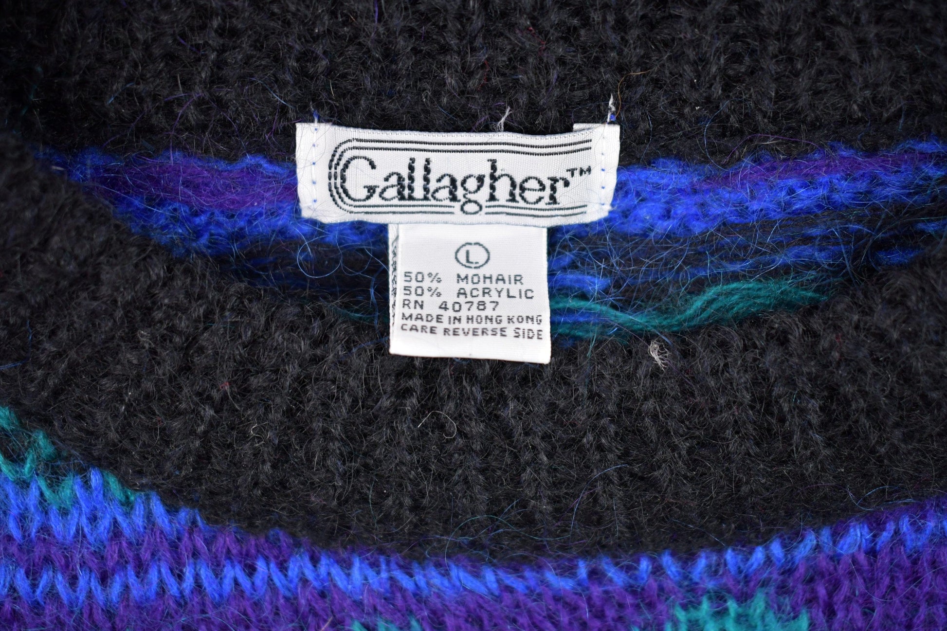 Vintage 1980s Gallagher Knitted SweaterMen's Medium from propervintagecanada