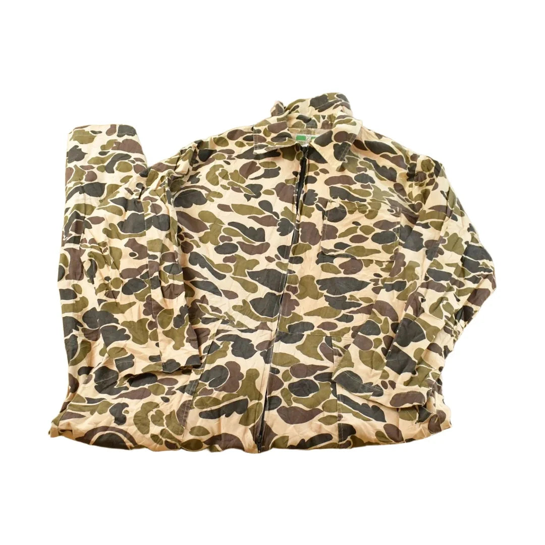 Vintage 1980s Game Winner Duck Camo Coveralls Men's 42 x 29 from propervintagecanada