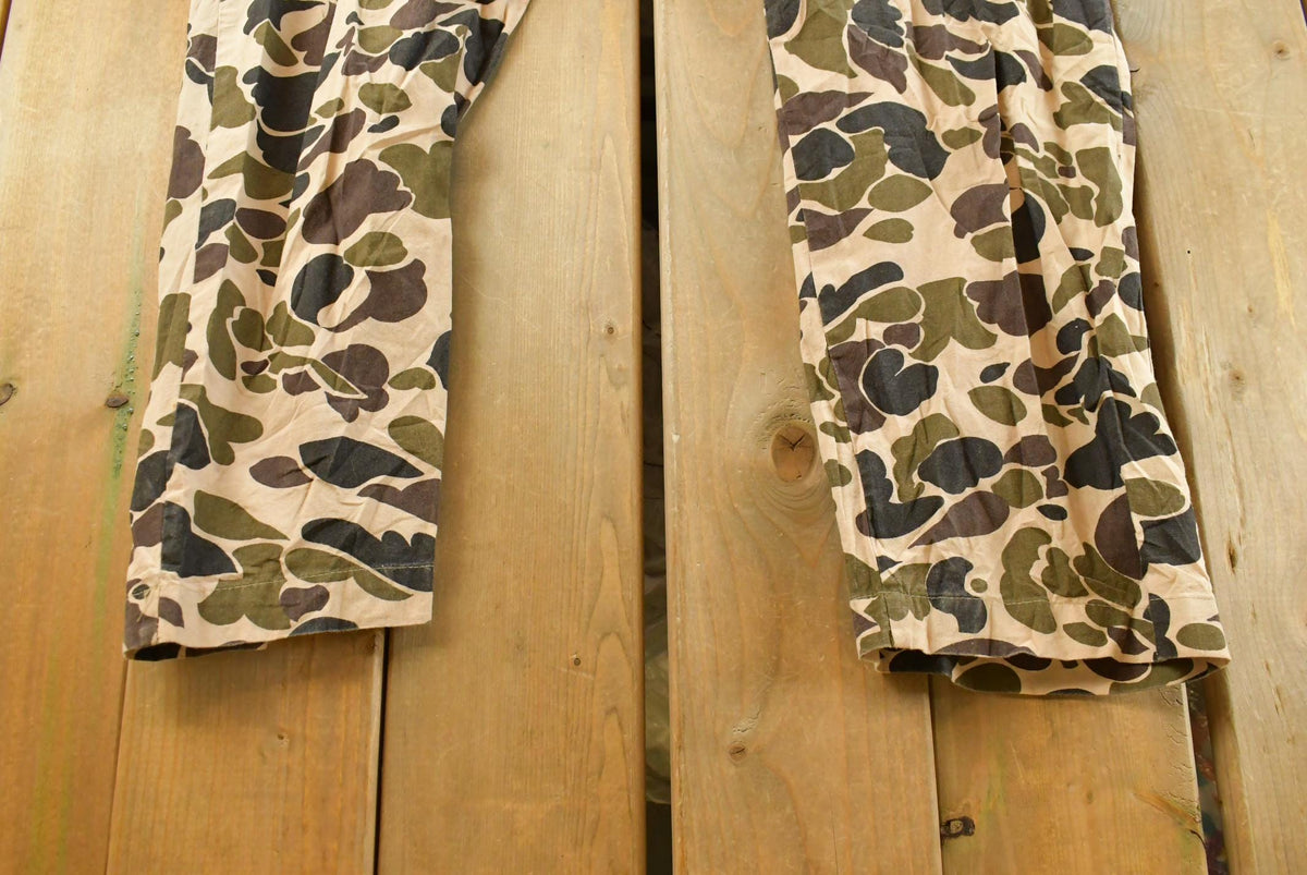 Vintage 1980s Game Winner Duck Camo Coveralls Men's 42 x 29 from propervintagecanada