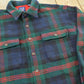 Vintage 1980s GAP Wool Blend Plaid Flannel Button Up Shirt Mens L from propervintagecanada