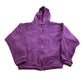 Vintage 1980s Garden Mountain Purple Fleece Sweater Men's L from propervintagecanada