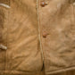 Vintage 1980s Genuine Leather Shearling Leather Jacket from propervintagecanada