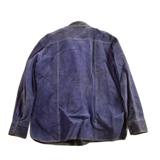 Vintage 1980s Genuine Leather Suede Jacket Men's Large from propervintagecanada