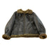 Vintage 1980s Genuine Shearling Leather Fur Jacket Men&