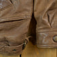 Vintage 1980s Georgetown Brown Leather Jacket Men's XL from propervintagecanada