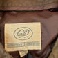 Vintage 1980s Georgetown Brown Leather Jacket Men's XL from propervintagecanada