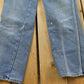 Vintage 1980s Gitano Blue Tapered Jeans Men's 26 x 29 from propervintagecanada