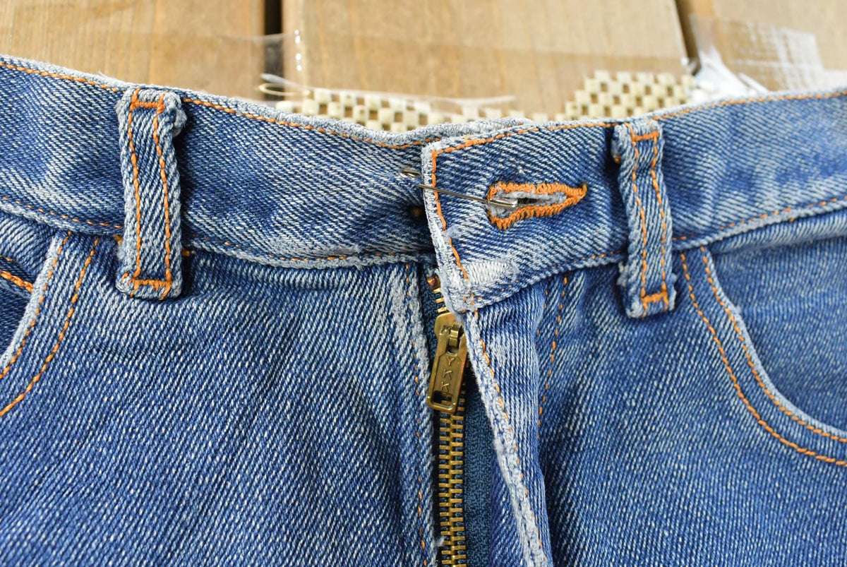 Vintage 1980s Gitano Blue Tapered Jeans Men's 26 x 29 from propervintagecanada