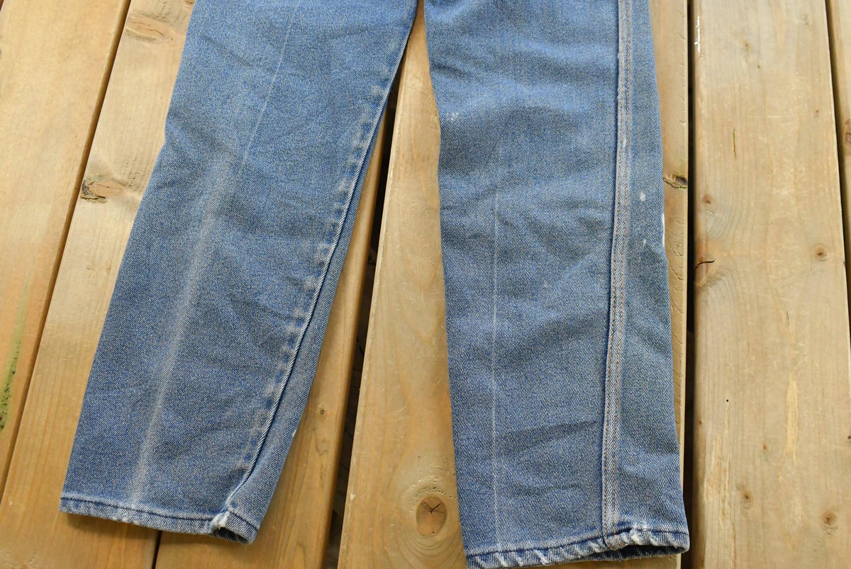 Vintage 1980s Gitano Blue Tapered Jeans Men's 26 x 29 from propervintagecanada