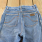 Vintage 1980s Gitano Blue Tapered Jeans Men's 26 x 29 from propervintagecanada