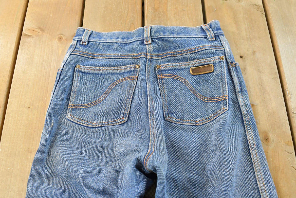 Vintage 1980s Gitano Blue Tapered Jeans Men's 26 x 29 from propervintagecanada