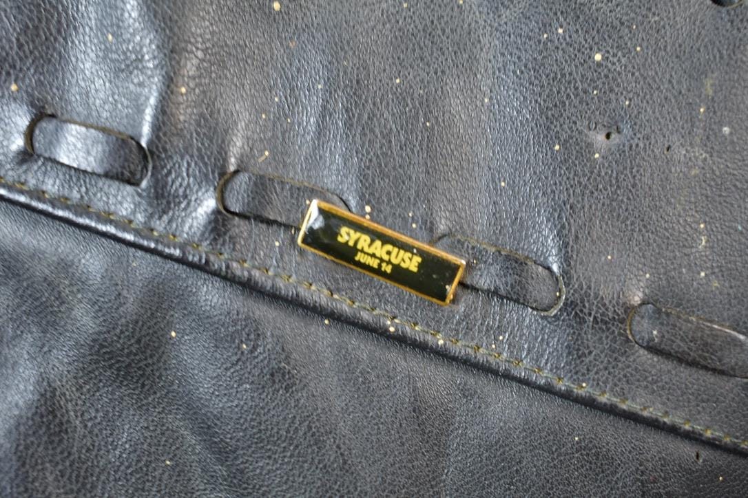 Vintage 1980s Golden Crown Leather Vest Women's S from propervintagecanada