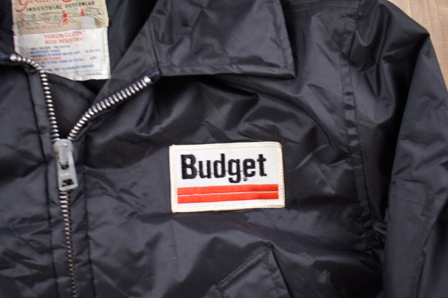 Vintage 1980s Golden Fleece Budget Full Zip Windbreaker Jacket Men's Large from propervintagecanada