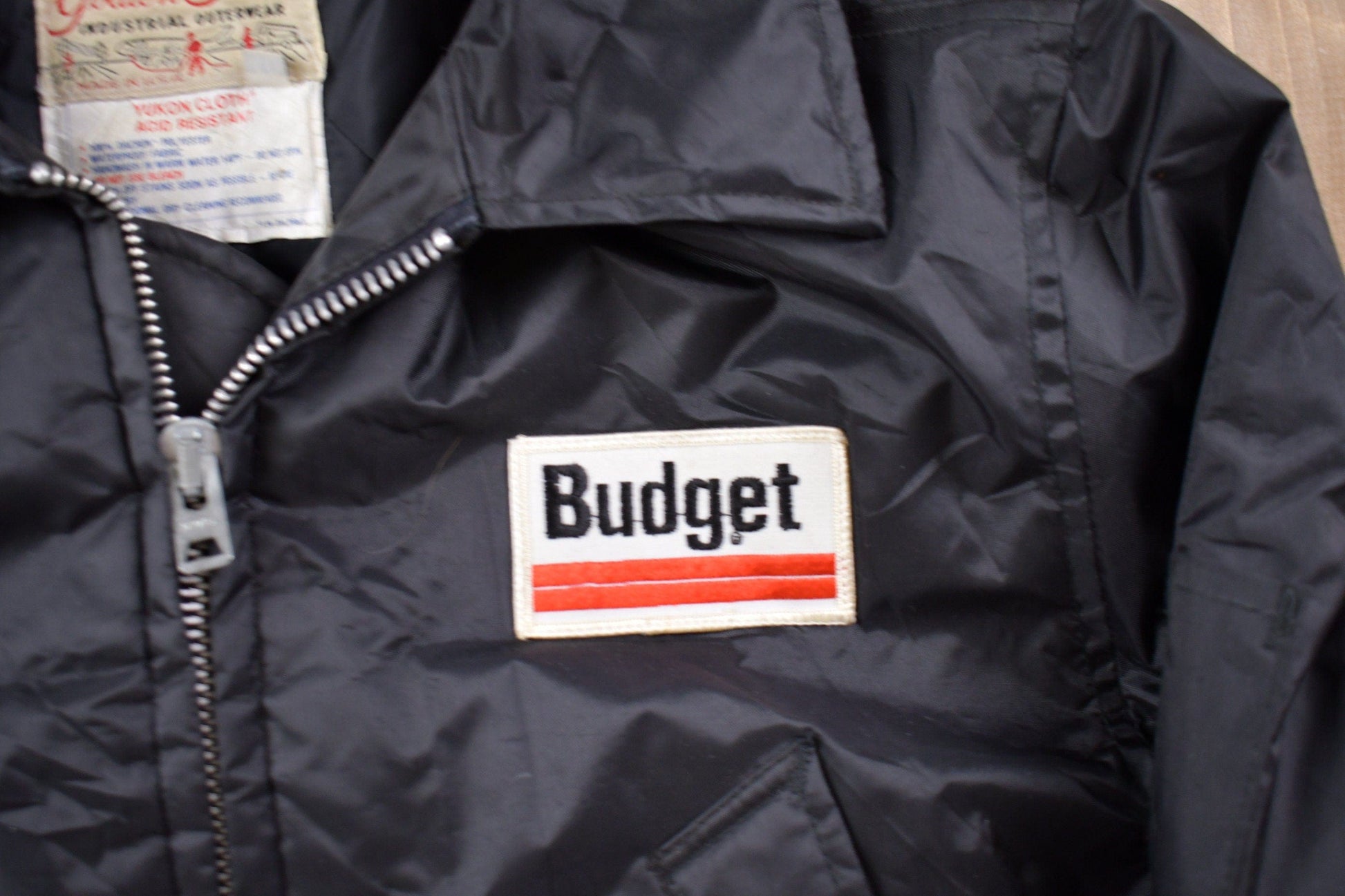 Vintage 1980s Golden Fleece Budget Full Zip Windbreaker Jacket Men's Large from propervintagecanada