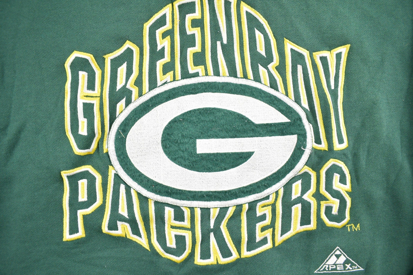 Vintage 1980s Green Bay Packers NFL Apex One Hoodie Men's Small from propervintagecanada
