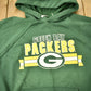 Vintage 1980s Green Bay Packers NFL Raglan Hoodie Men's Large from propervintagecanada