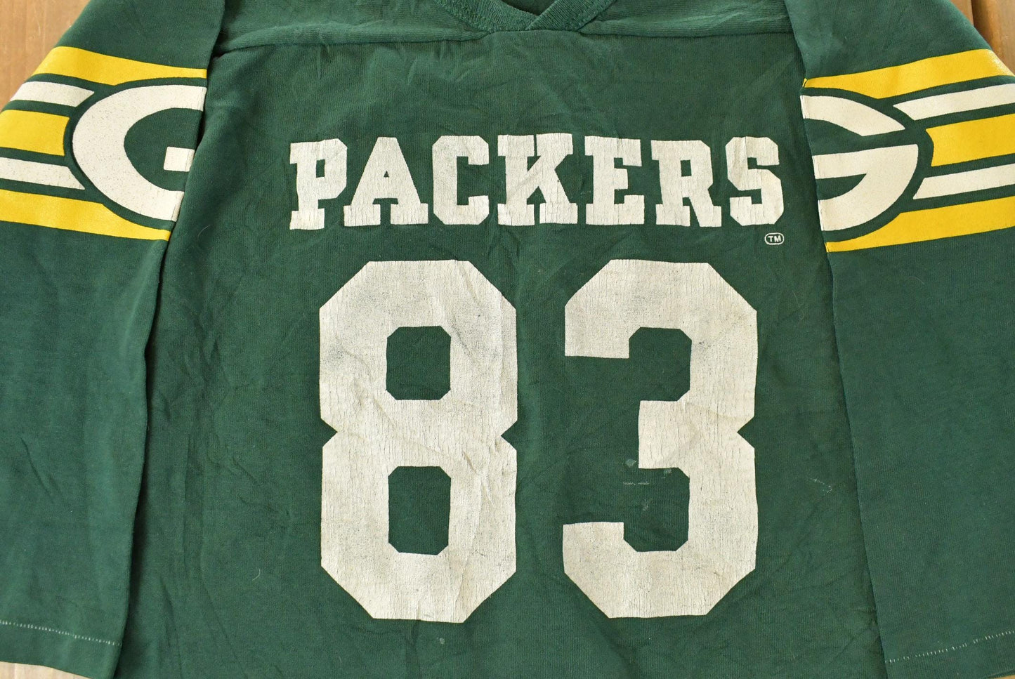 Vintage 1980s Green Bay Packers Rawlings NFL Jersey T-Shirt Youth Large Men's Large/ Made In USA / Single Stitch / 80s Sportswear / Football from propervintagecanada