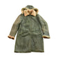 Vintage 1980s Green Shearling Leather Jacket Men's Medium from propervintagecanada