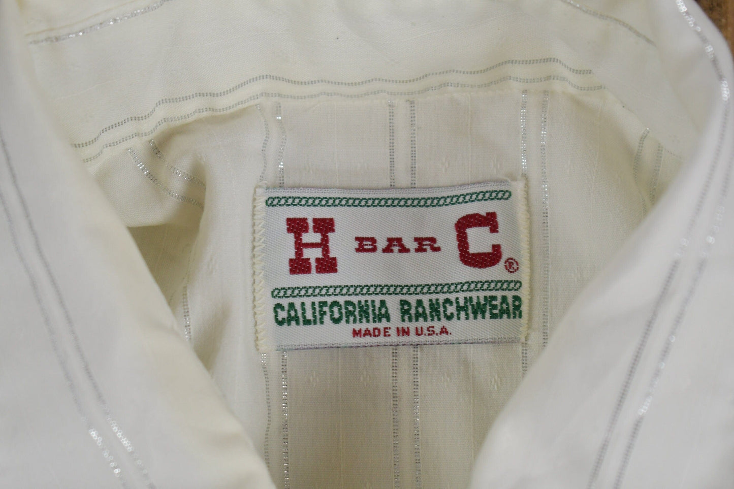 Vintage 1980s H Bar C Western Shirt Button Up Men's XL from propervintagecanada
