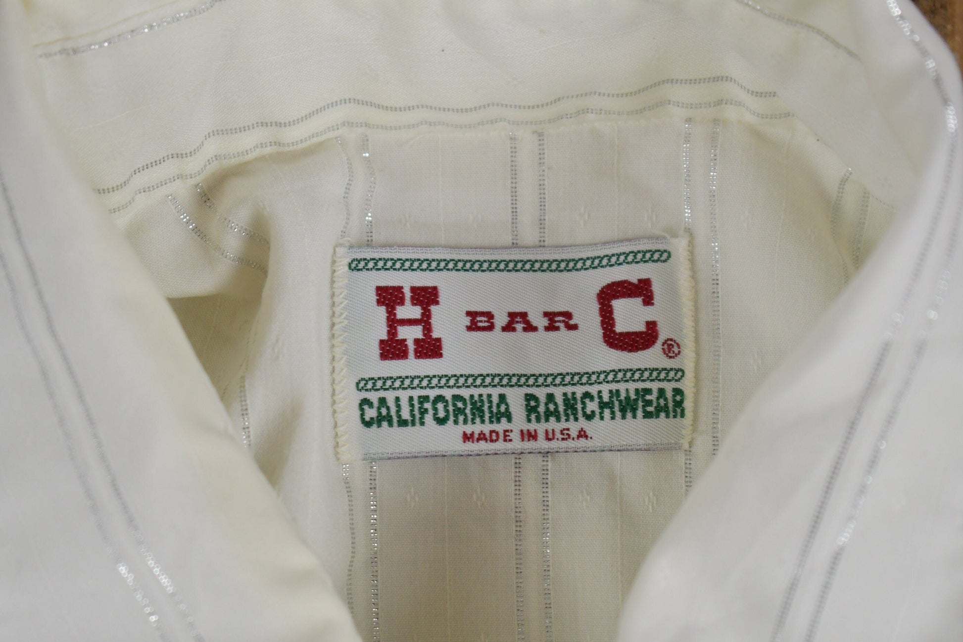 Vintage 1980s H Bar C Western Shirt Button Up Men's XL from propervintagecanada