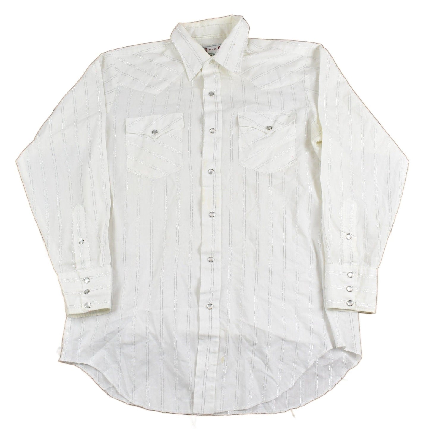 Vintage 1980s H Bar C Western Shirt Button Up Men's XL from propervintagecanada