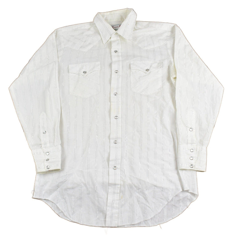Vintage 1980s H Bar C Western Shirt Button Up Men's XL from propervintagecanada