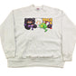 Vintage 1980s Halloween Patchwork Raglan Crewneck Sweatshirt Men's Large from propervintagecanada