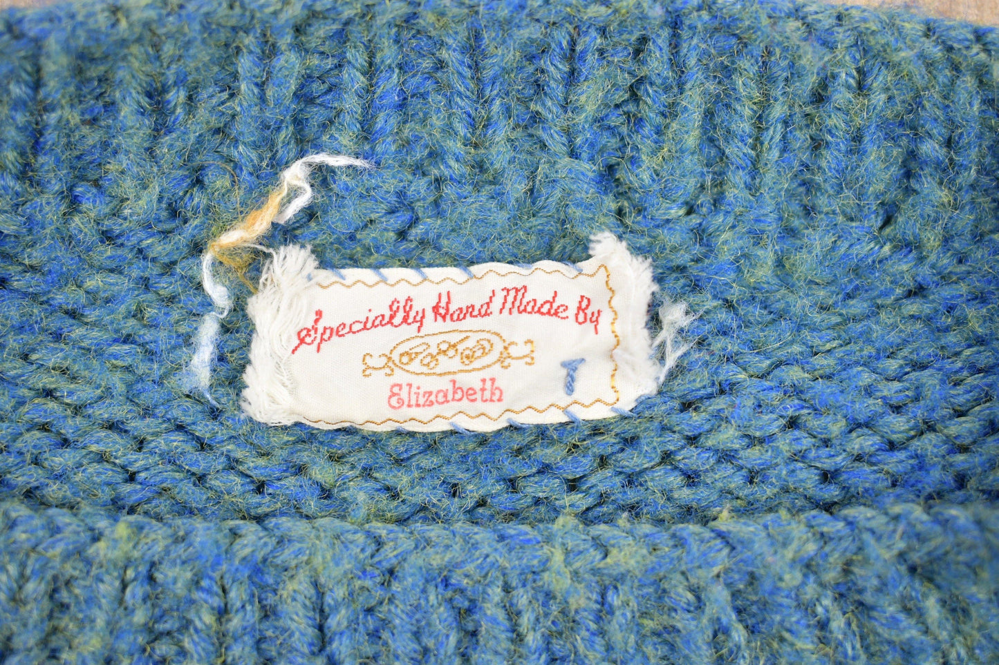 Vintage 1980s Hand Made Knitted Sweater Women's M from propervintagecanada