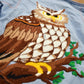 Vintage 1980s Hand Stitched Owl Theme Button Up Shirt Men's M from propervintagecanada