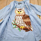 Vintage 1980s Hand Stitched Owl Theme Button Up Shirt Men's M from propervintagecanada