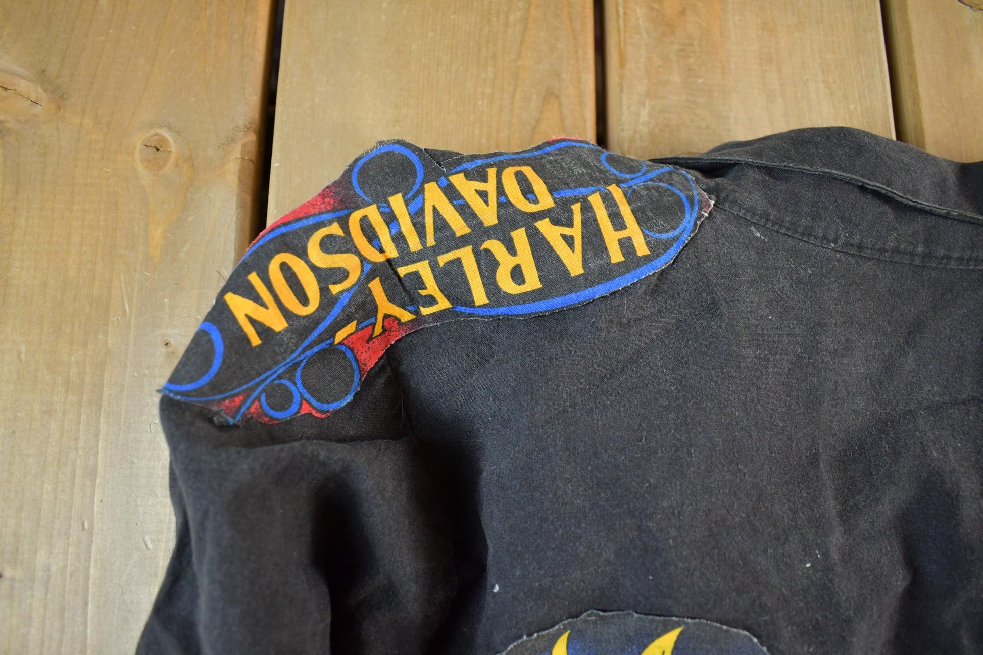 Vintage 1980s Harley Davidson Blazer Shirt Jacket Women's M from propervintagecanada