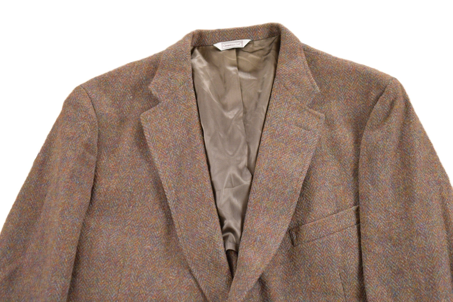 Vintage 1980s Harris Tweed 100% Pure Scottish Wool Blazer Jacket Men's XL from propervintagecanada