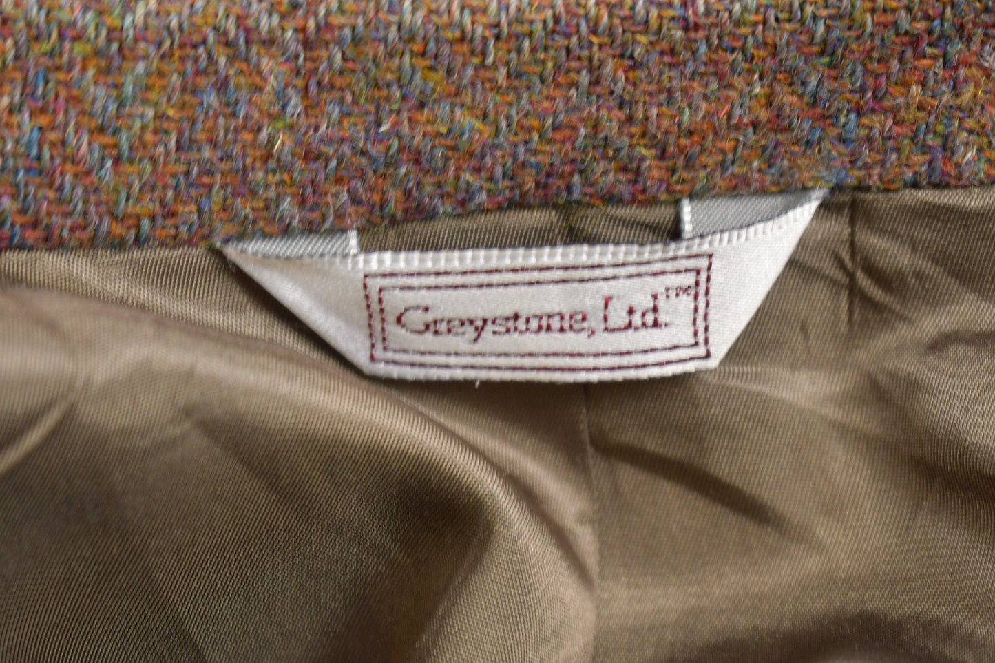 Vintage 1980s Harris Tweed 100% Pure Scottish Wool Blazer Jacket Men's XL from propervintagecanada