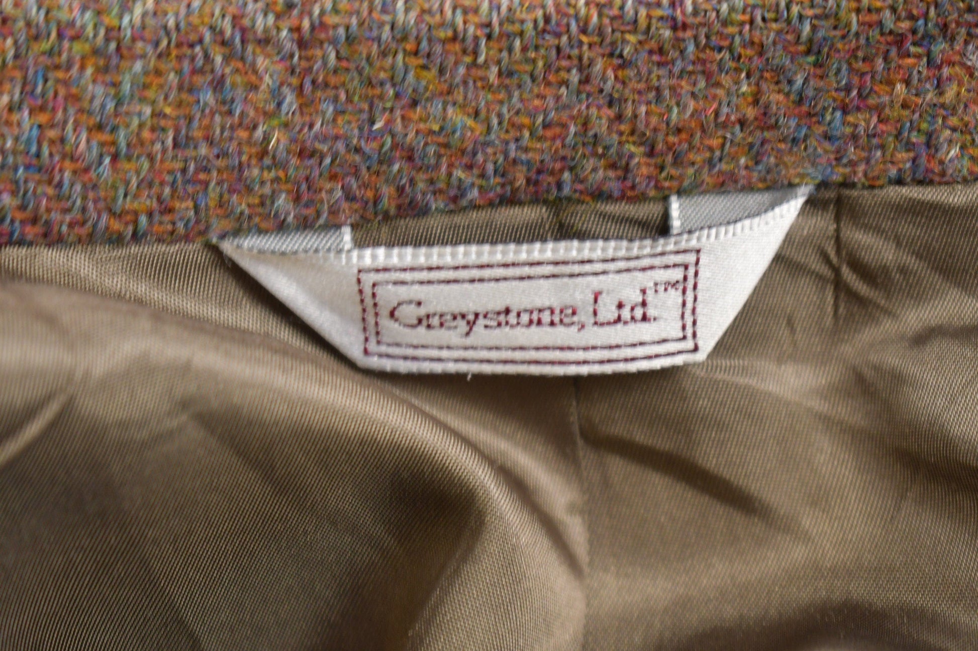 Vintage 1980s Harris Tweed 100% Pure Scottish Wool Blazer Jacket Men's XL from propervintagecanada