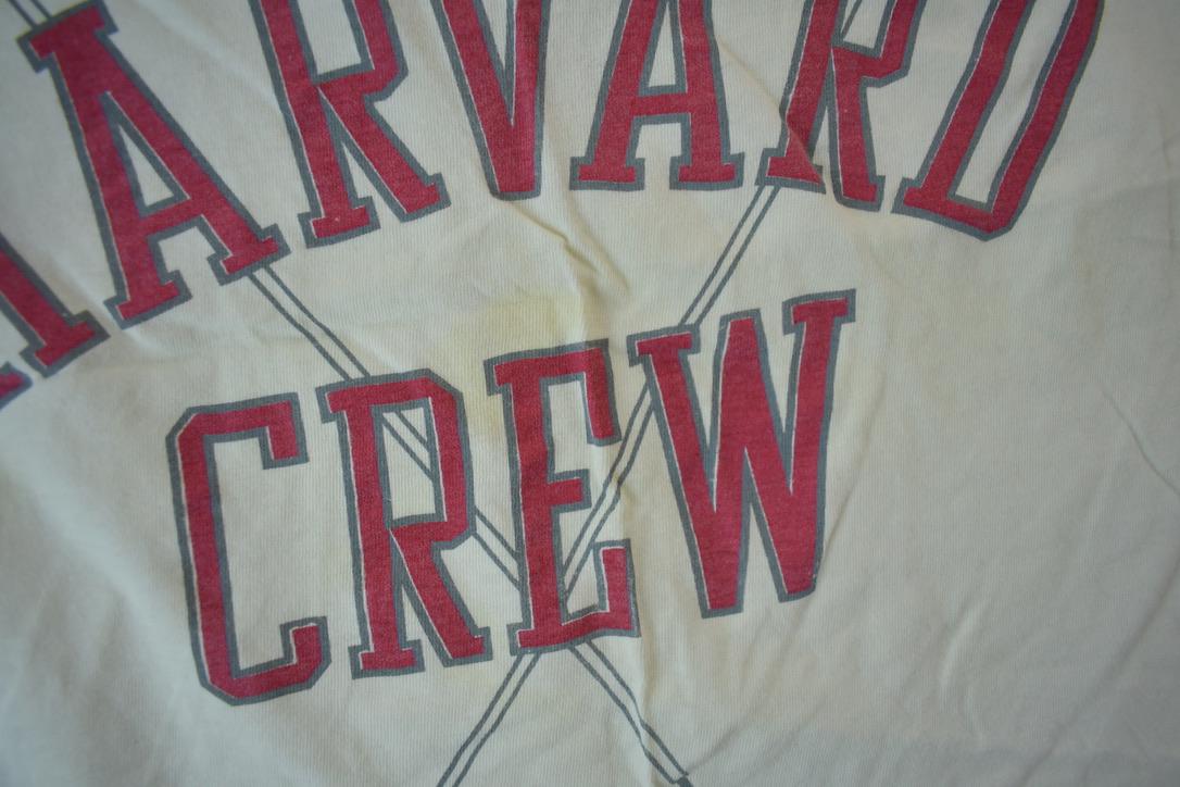 Vintage 1980s Harvard Crew Collegiate Kayaking Shirt Men's Large from propervintagecanada