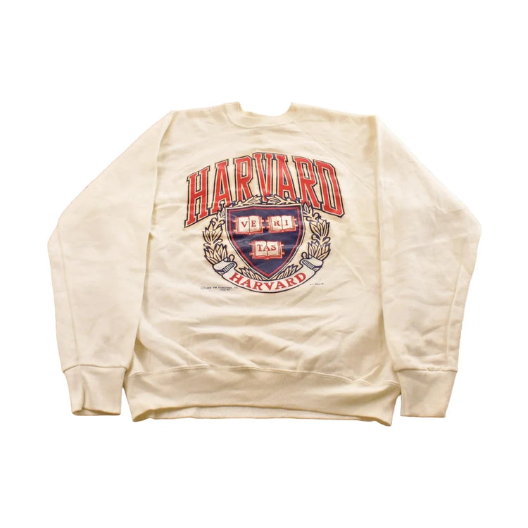 Vintage 1980s Harvard University Crewneck Sweatshirt Men's L from propervintagecanada