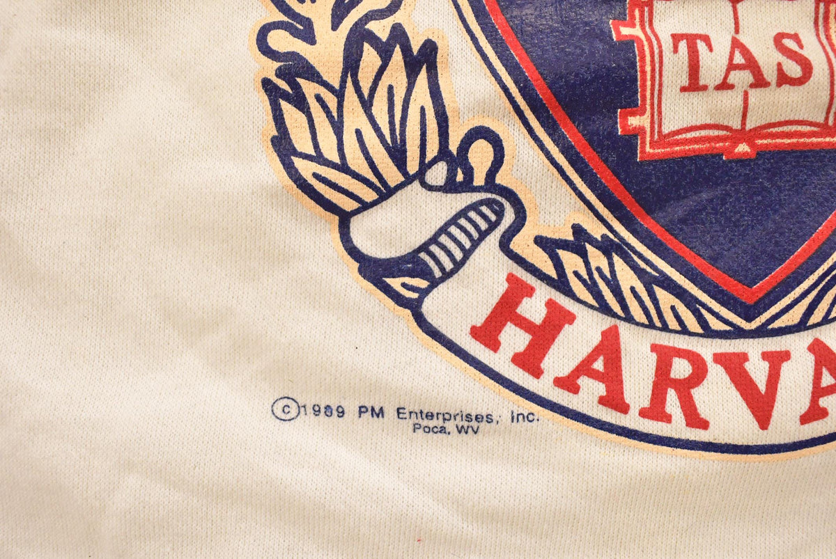 Vintage 1980s Harvard University Crewneck Sweatshirt Men's L from propervintagecanada