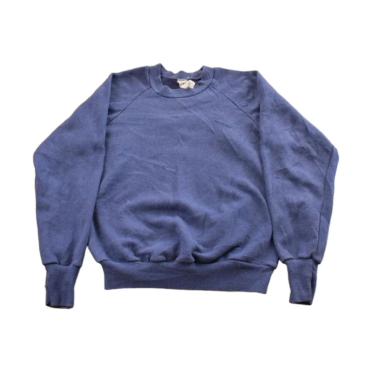 Vintage 1980s Health Knit Blank Crewneck Sweatshirt Men's S from propervintagecanada