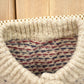 Vintage 1980s Heart Theme Knitted Cardigan Sweater Men's Small from propervintagecanada