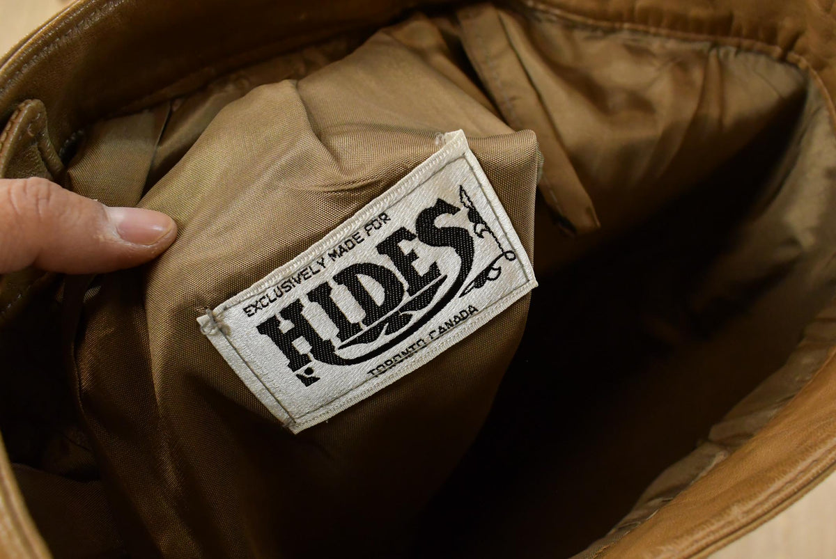 Vintage 1980s Hides Leather Skirt Women's 28 from propervintagecanada