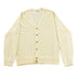 Vintage 1980s Hochschild Kohn Cream White Knitted Cardigan Sweater Men&