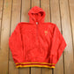 Vintage 1980s Hooded Half Zip Windbreaker Jacket Men's Small from propervintagecanada
