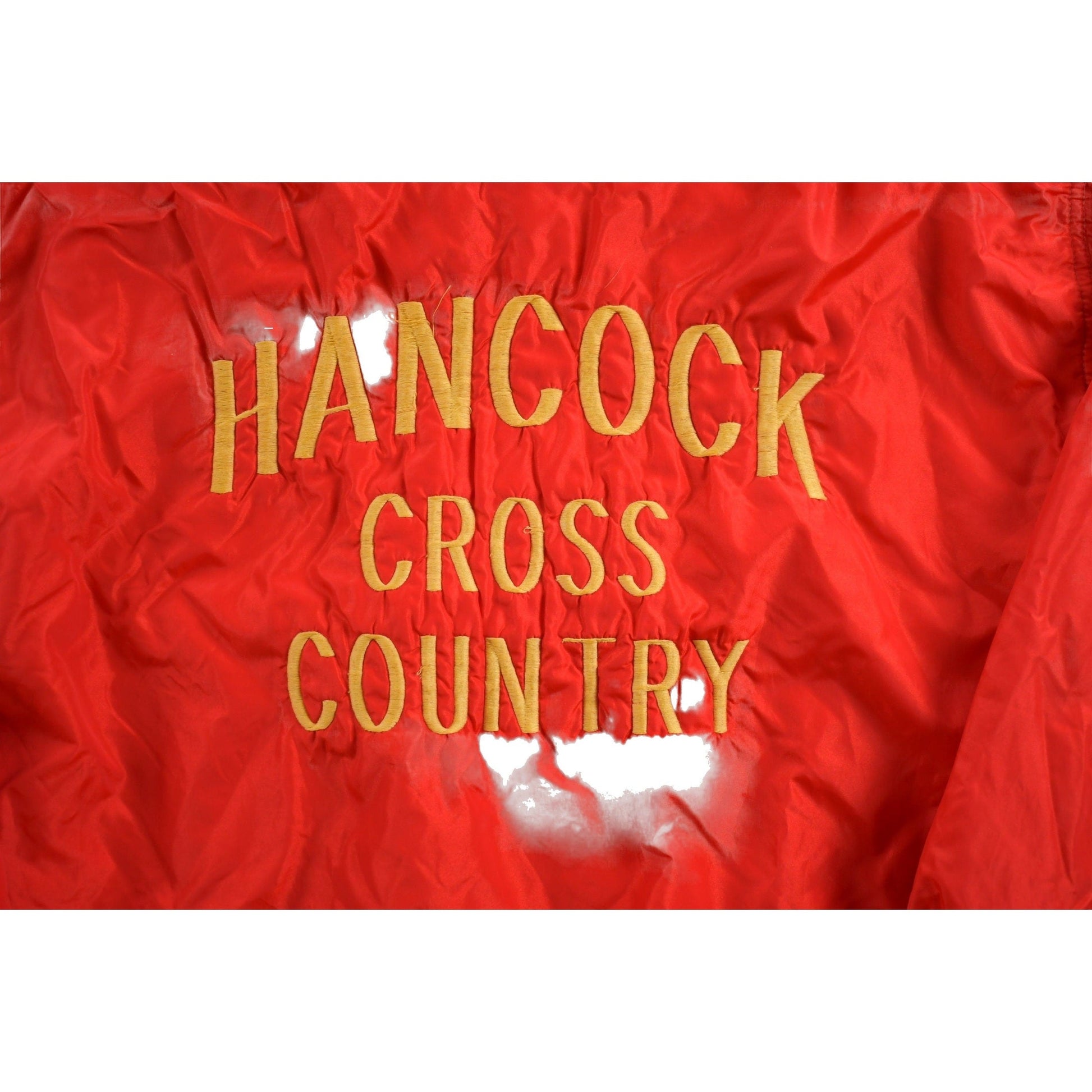 Vintage 1980s Hooded Half Zip Windbreaker Jacket Men's Small from propervintagecanada