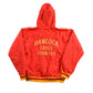 Vintage 1980s Hooded Half Zip Windbreaker Jacket Men's Small from propervintagecanada