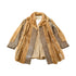 Vintage 1980s Hooper Furs Mink Fur Leather Over Coat Women&