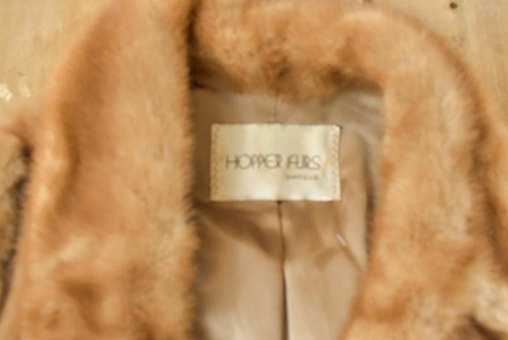 Vintage 1980s Hooper Furs Mink Fur Leather Over Coat Women's M from propervintagecanada